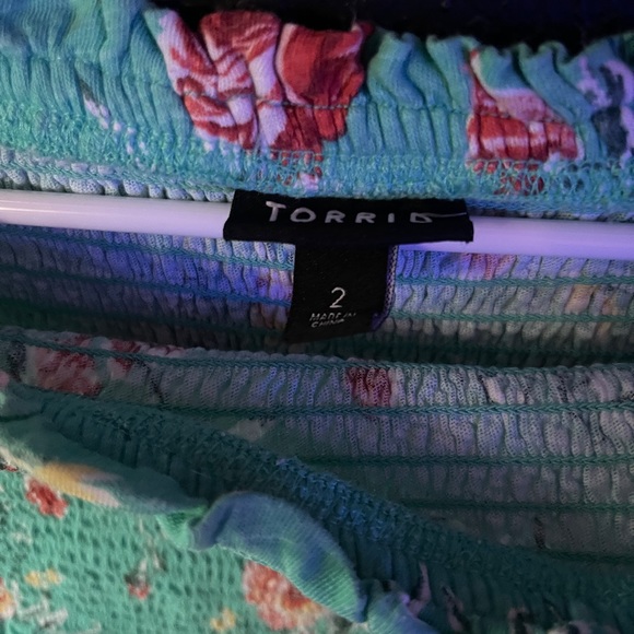 Torrid 2x rose print tube top - Picture 5 of 8